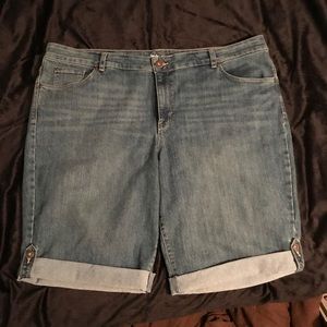 Style & Co Bermuda Jean Shorts